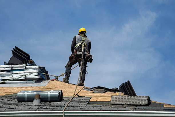 Professional Roof Replacement technician working in Antioch, IL